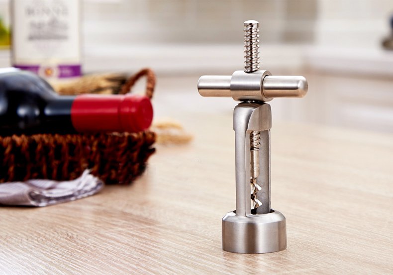 Steel Corkscrew Wine Bottle Opener Fuchsia Molly