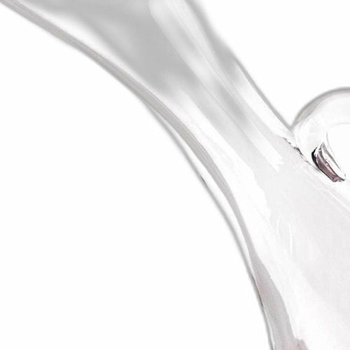 Mouth Blown Glass Wine Carafe 32 oz Jade