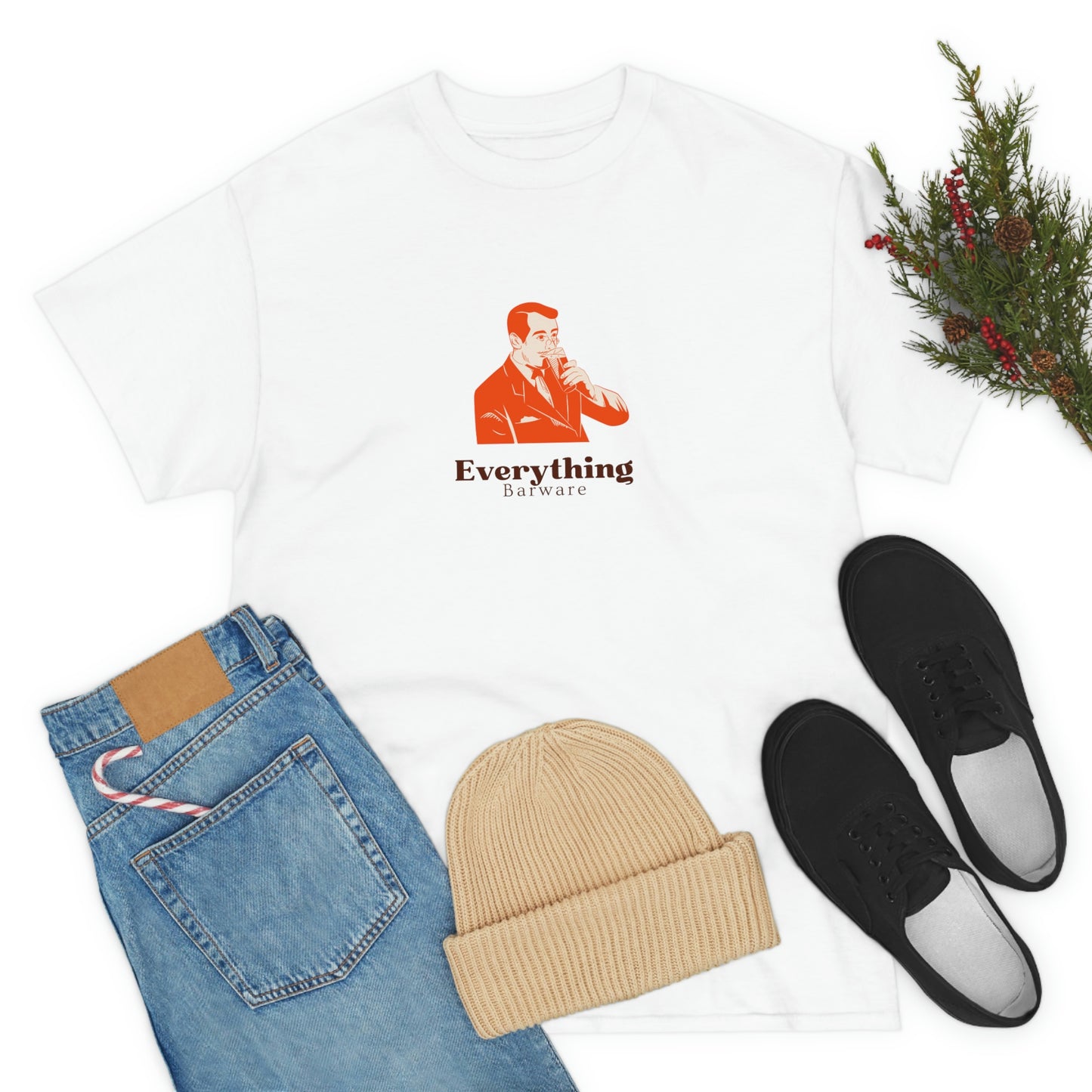 Everything Barware Everything Barware Logo Unisex Heavy Cotton Tee