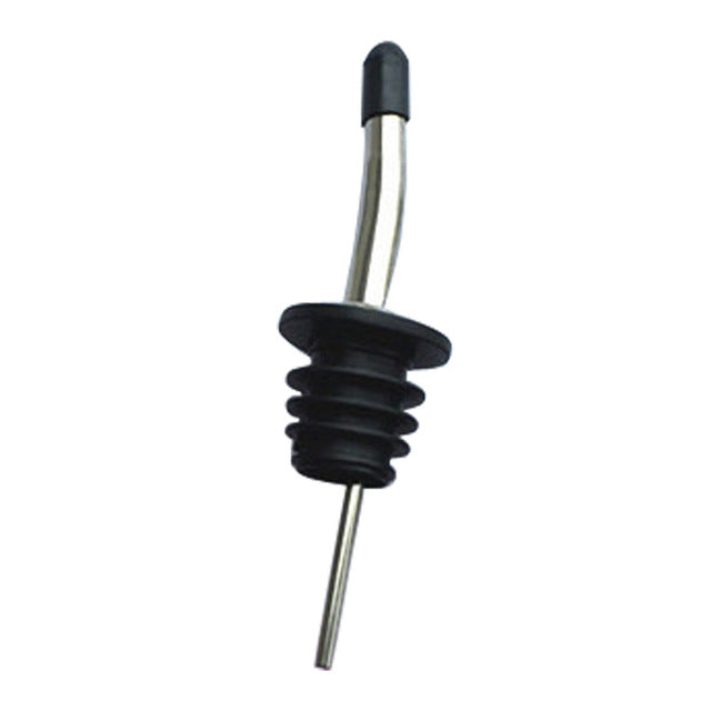 Liquor Spirit Pourer Flow Wine Bottle Pour Spout Black Lily