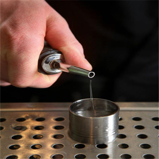 Liquor Spirit Pourer Flow Wine Bottle Pour Spout Black Lily