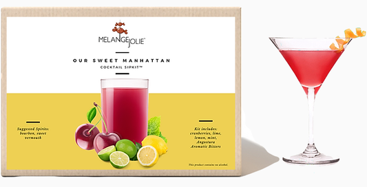 Mélange Jolie Our Sweet Manhattan Cocktail SipKit™ Olive Lucky