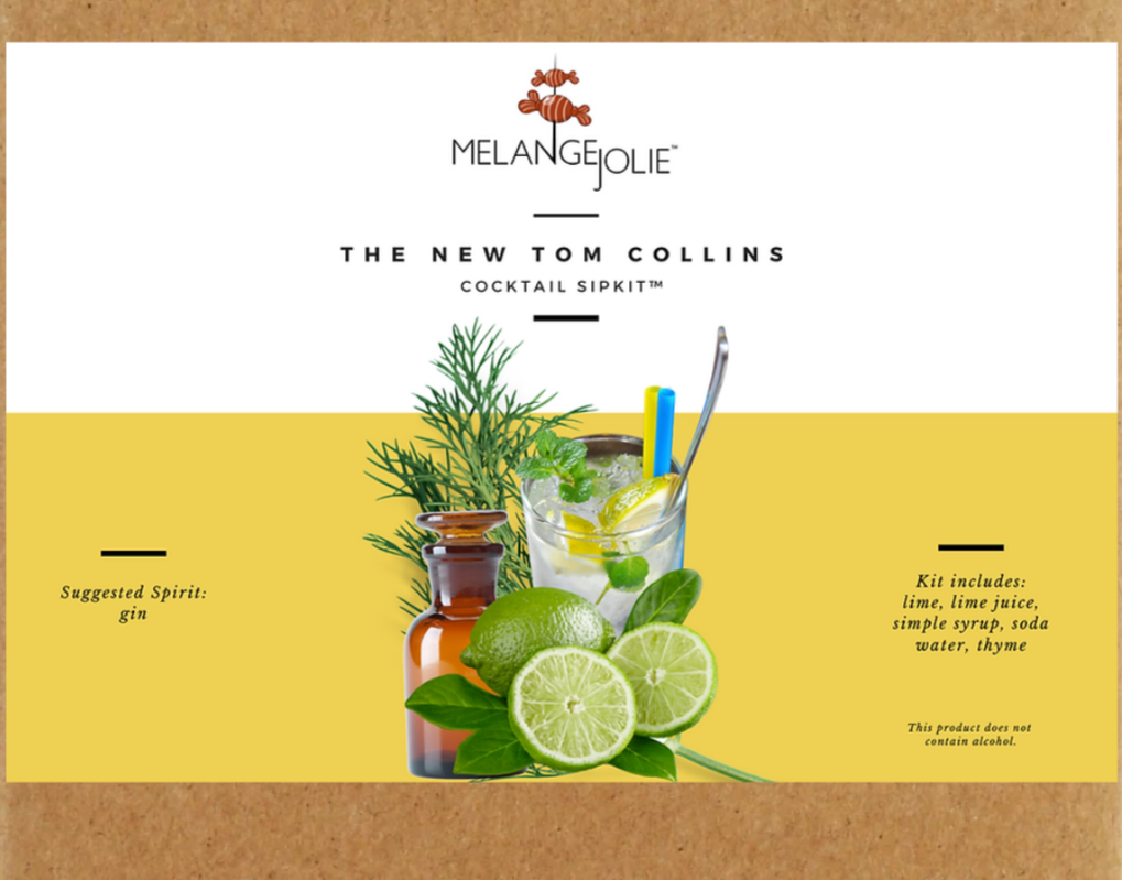 Mélange Jolie The New Tom Collins Cocktail SipKit™ Olive Lucky