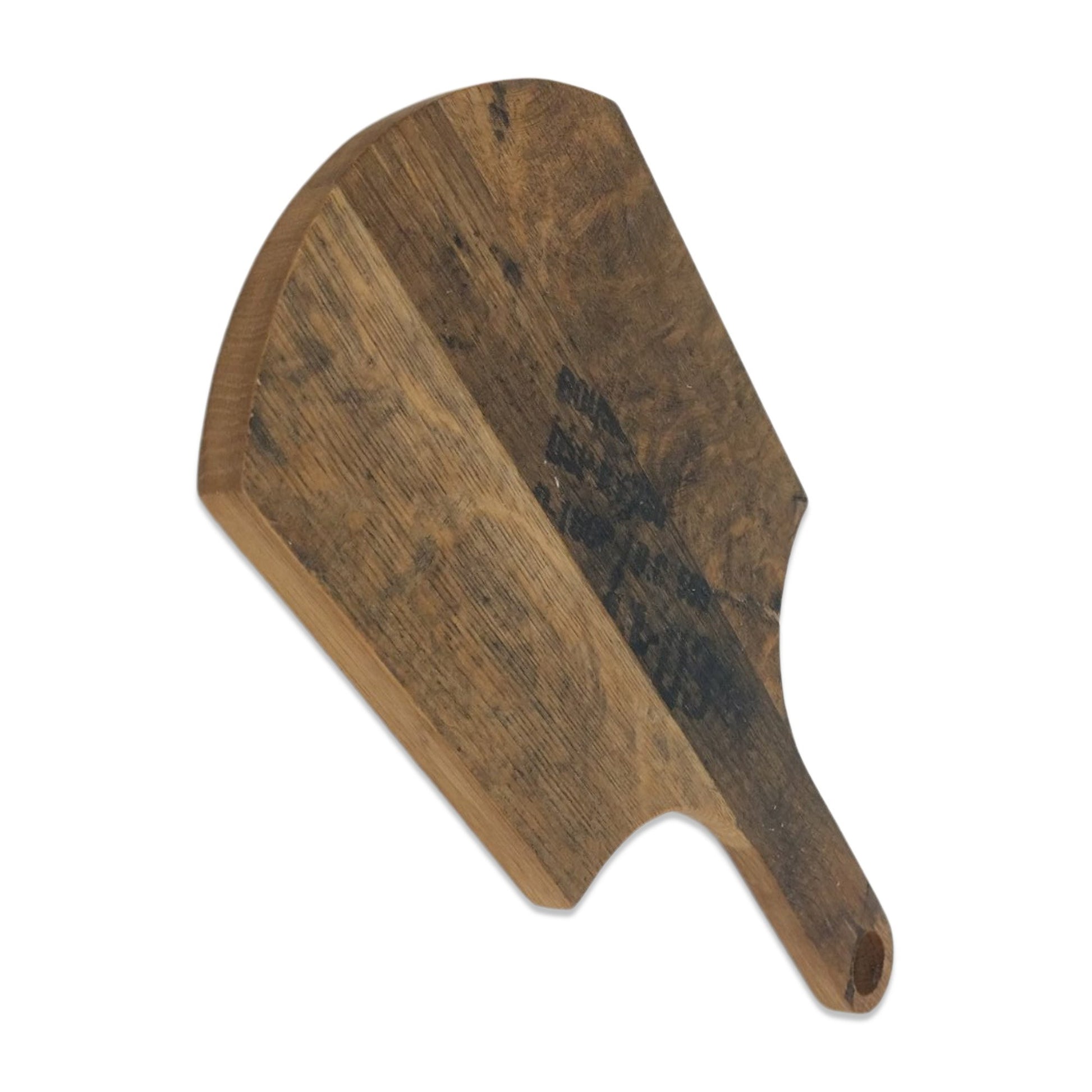 Bourbon Barrel Serving Platter Burgundy Smokey