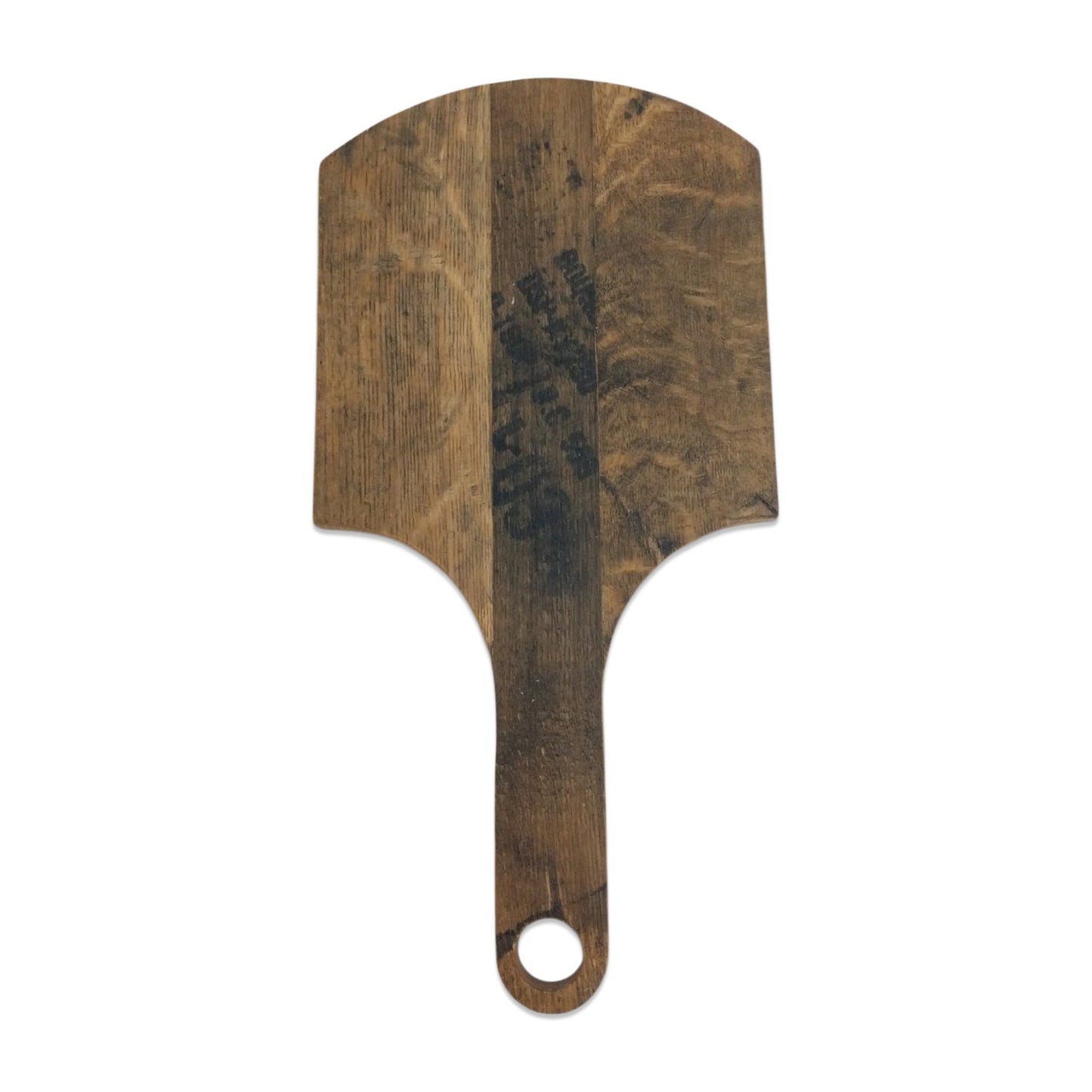 Bourbon Barrel Serving Platter Burgundy Smokey