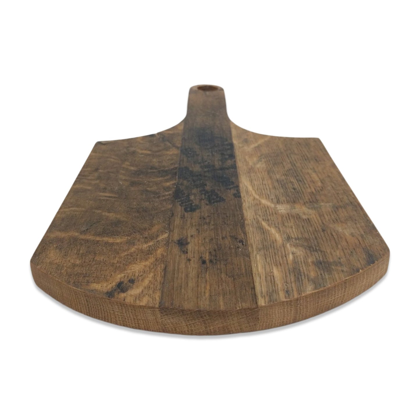 Bourbon Barrel Serving Platter Burgundy Smokey