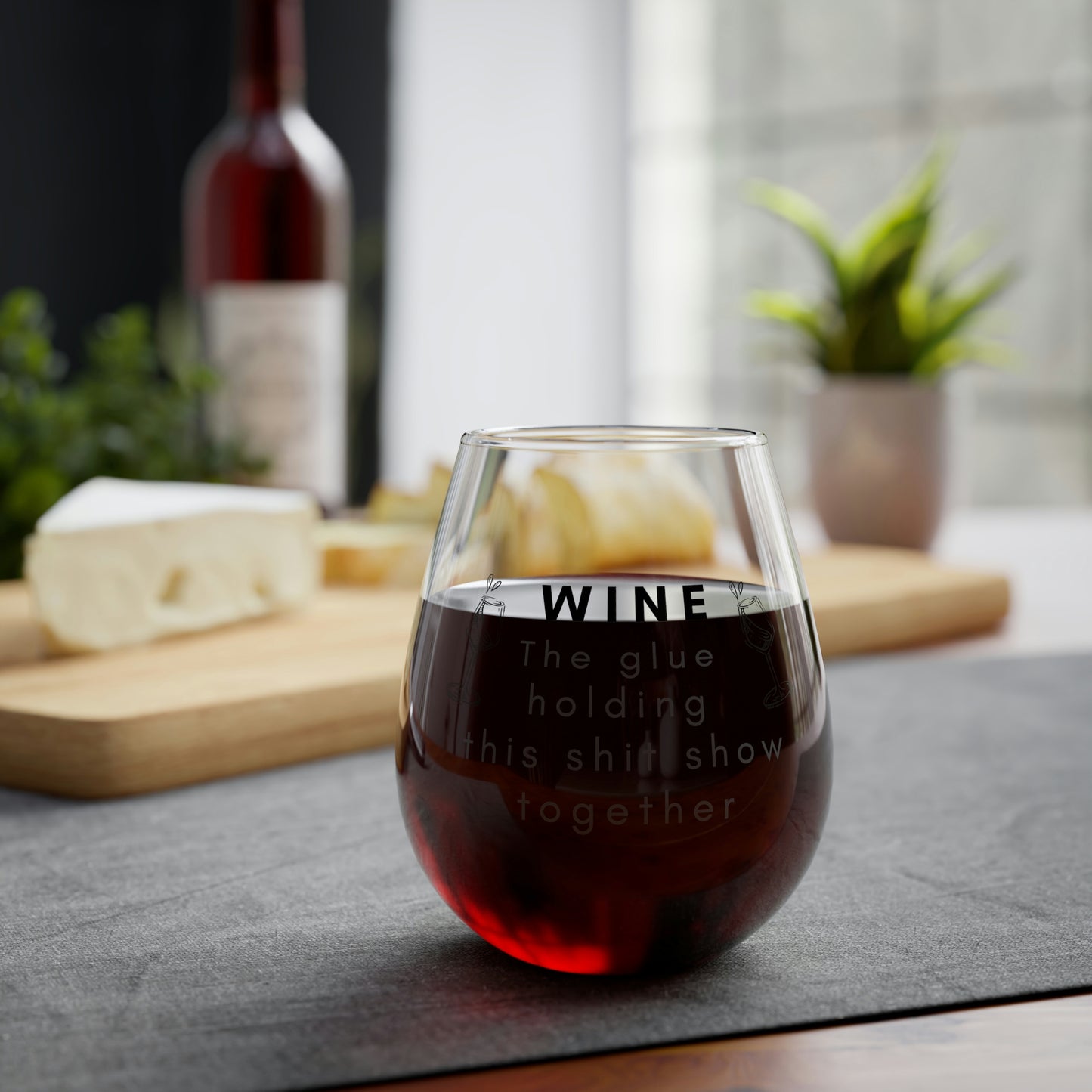funny wine glass stemless wine glass