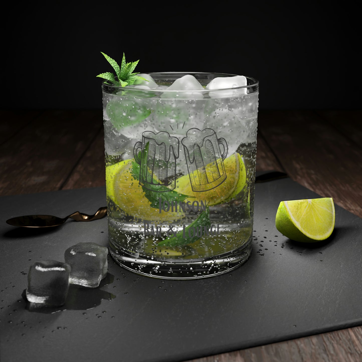Personalized Bar Glass Custom Bar Glass Personalized Whiskey Glass