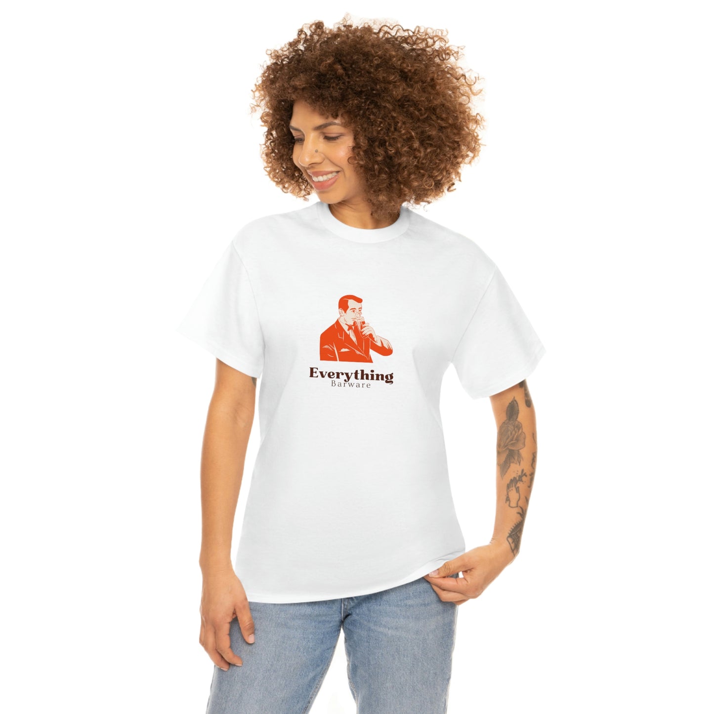 Everything Barware Everything Barware Logo Unisex Heavy Cotton Tee
