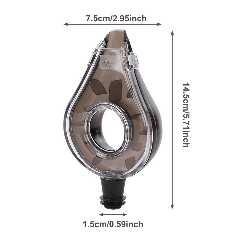Vacu Vin Wine Aerator Fuchsia Molly