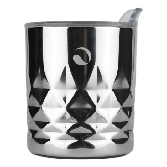 DRINCO- 10oz Vacuum Insulated Tumbler Whiskey Glass GULT (Diamond) Orchid Lavender
