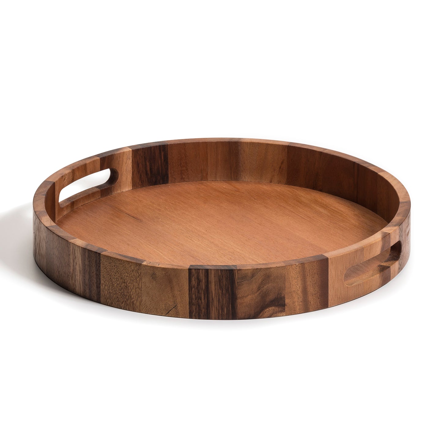 Round Charcuterie Serving Tray Acacia Wood- 17" Azure Lily