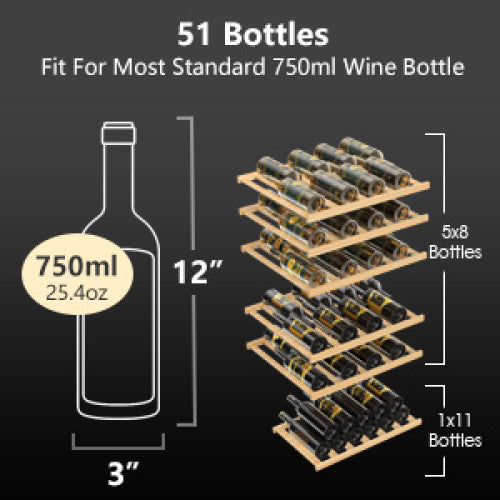 24 Inch Beverage and Wine Cooler Dual Zone Wine Refrigerator Teal Simba