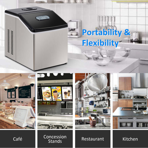 Portable Countertop Ice Maker Machine Teal Simba