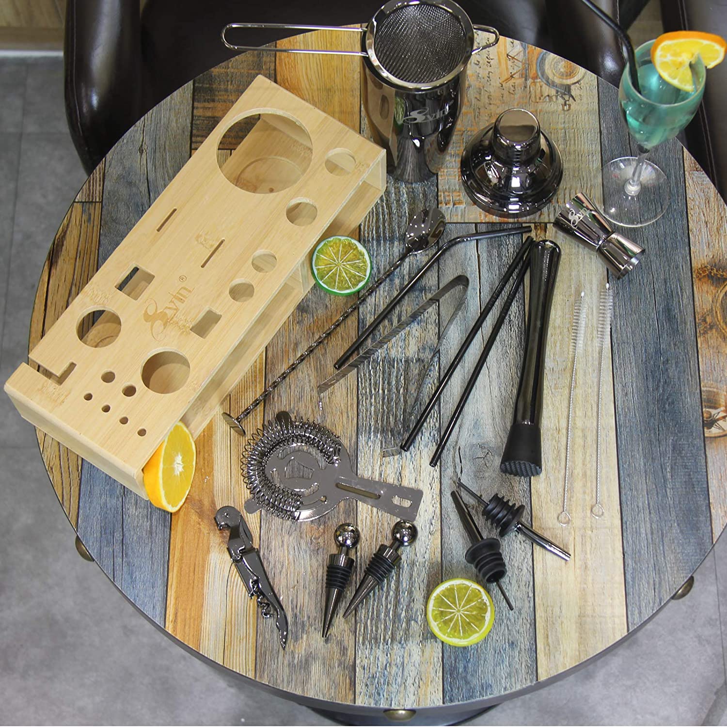 barware set of bar tools