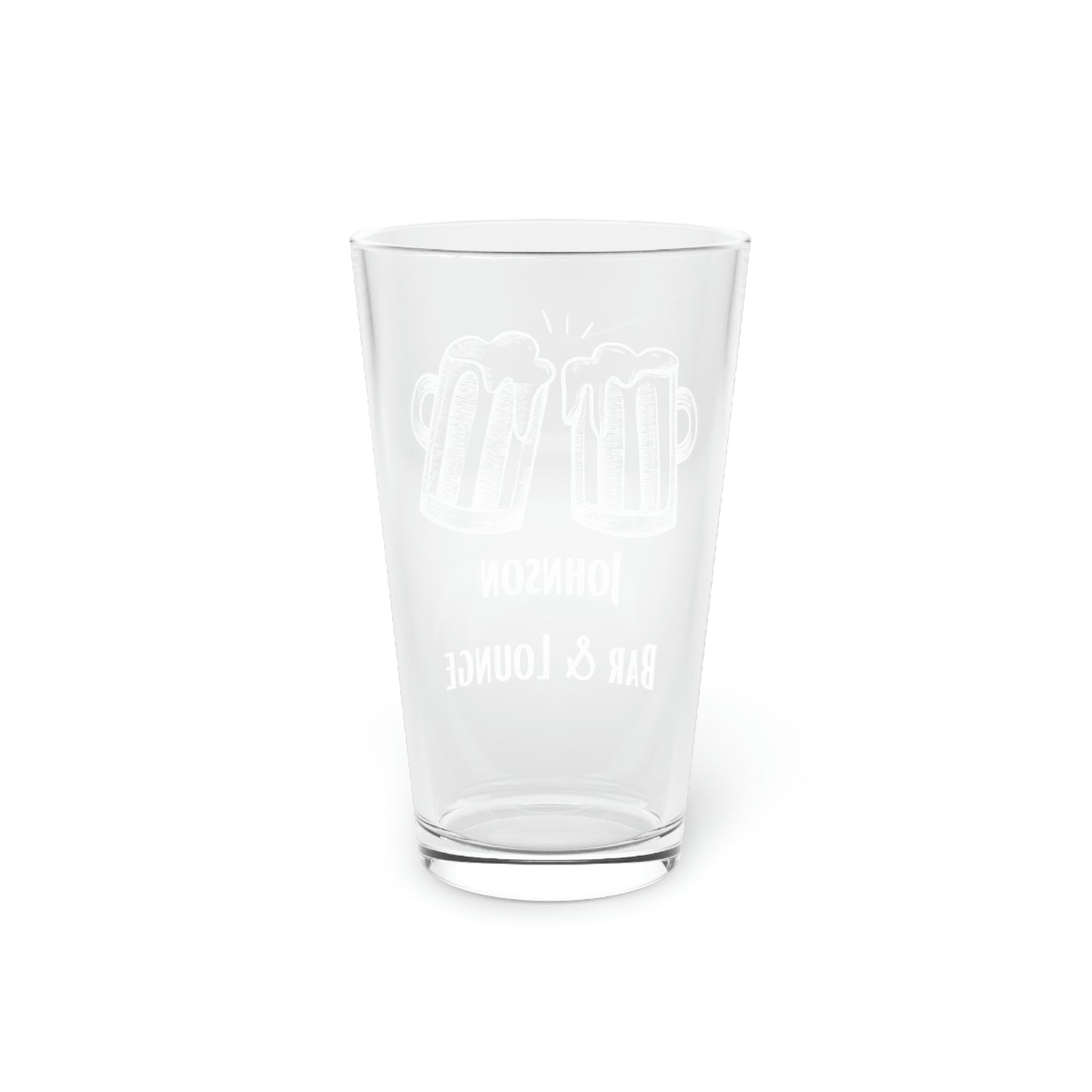 personalized pint glass everything barware