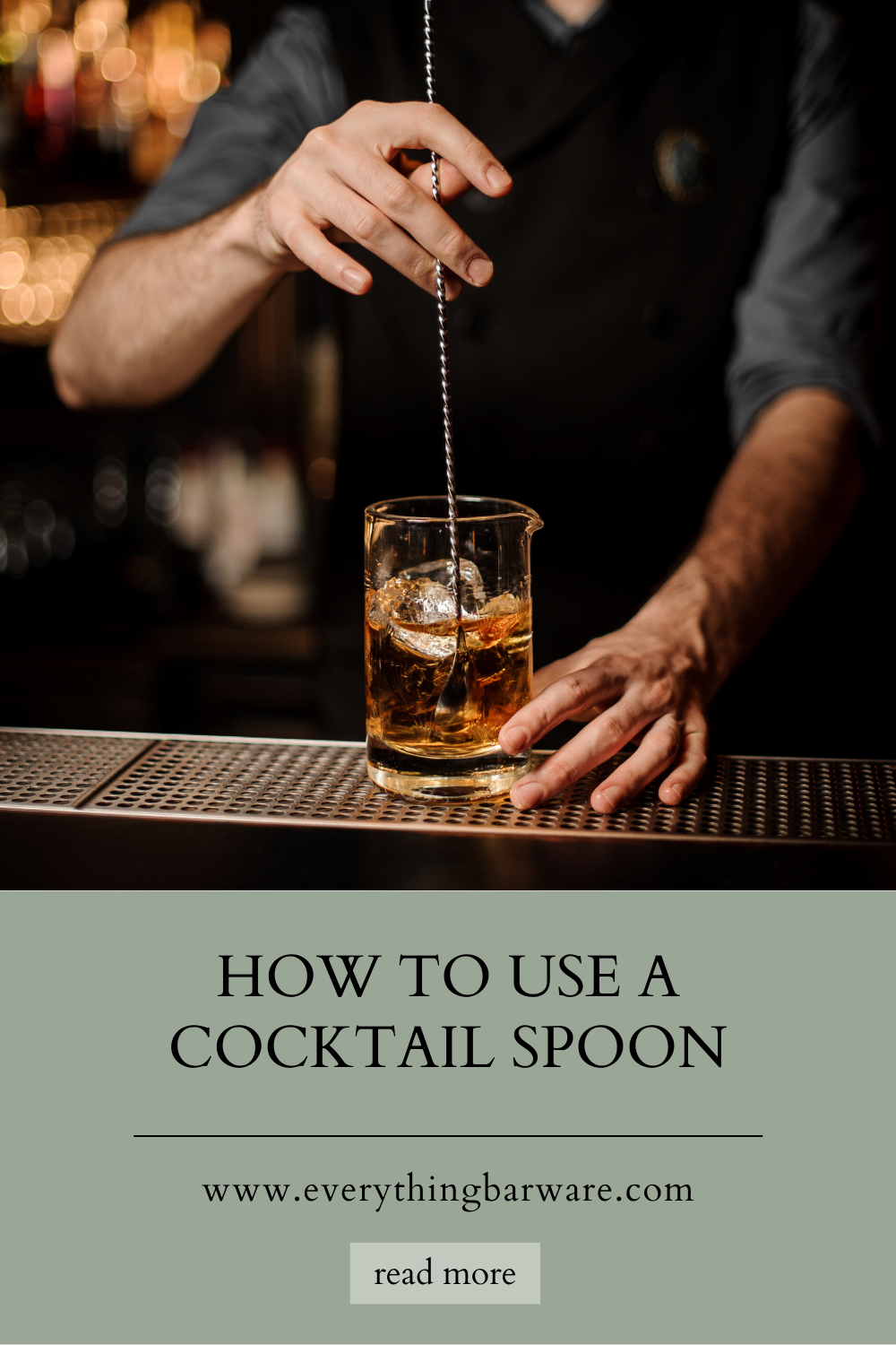Cocktail Spoons and How to Use Them – Everything Barware