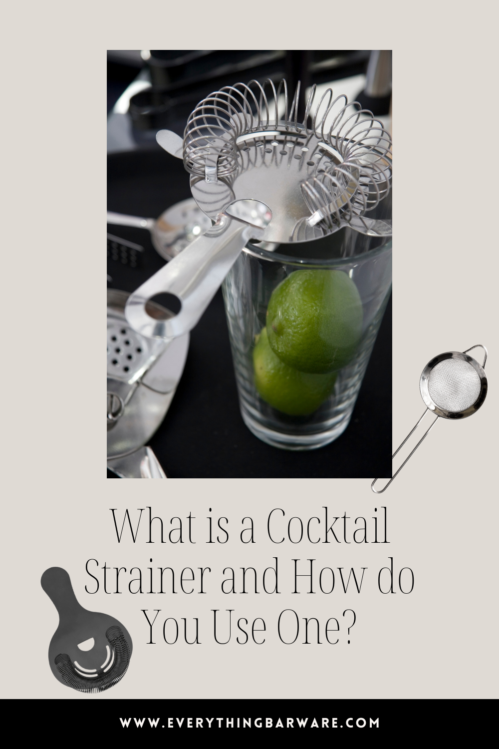 What is a Cocktail Strainer and How to Use One?