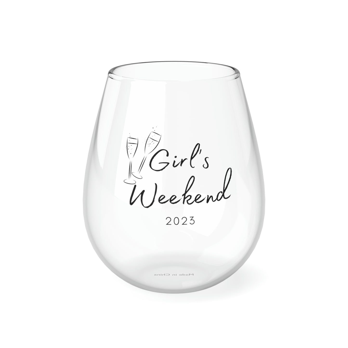 girls weekend wine glasses