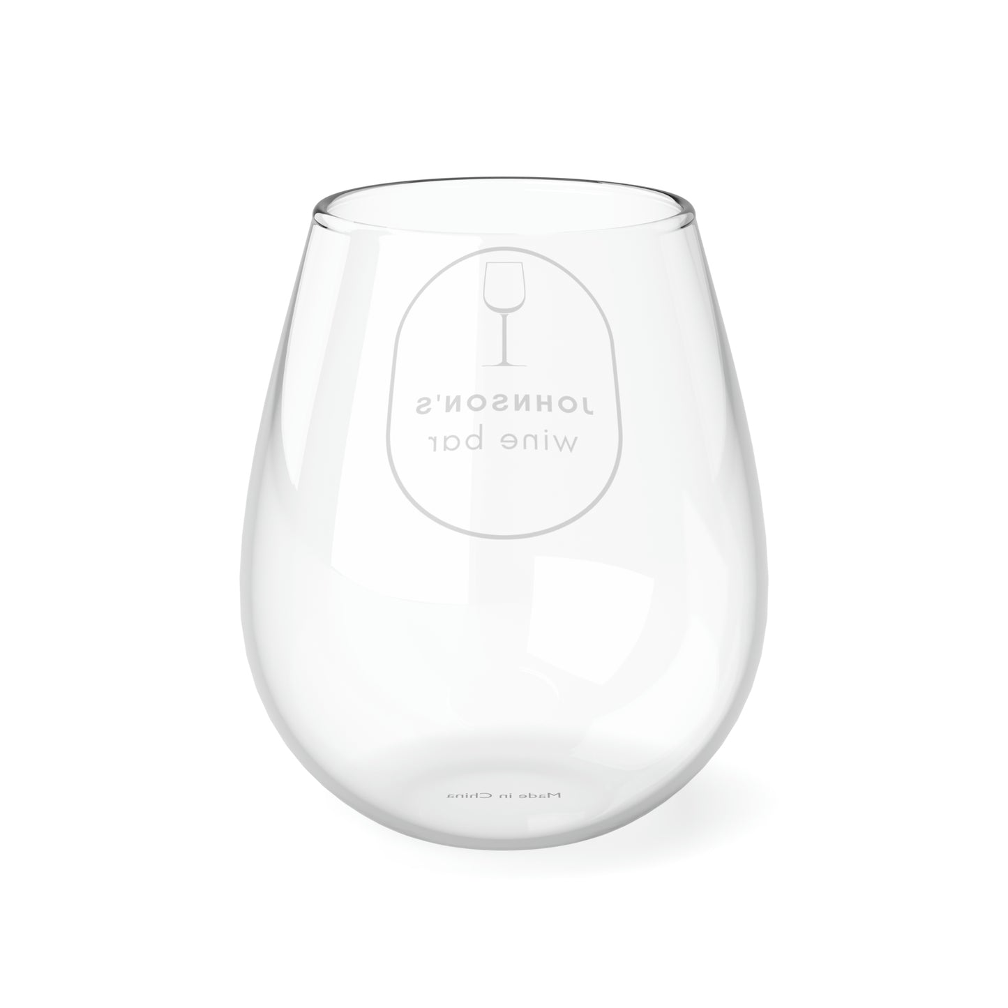 personalized wine glasses stemless