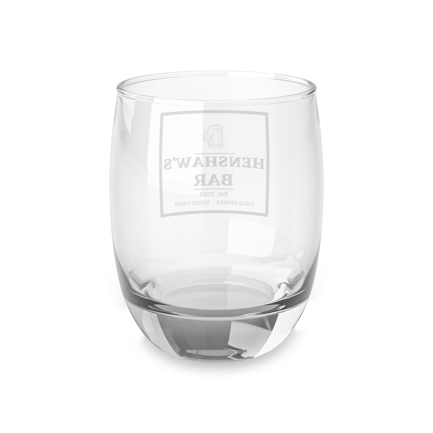 Personalized Whiskey Glass Custom Bar Glass Personalized Bourbon Glass