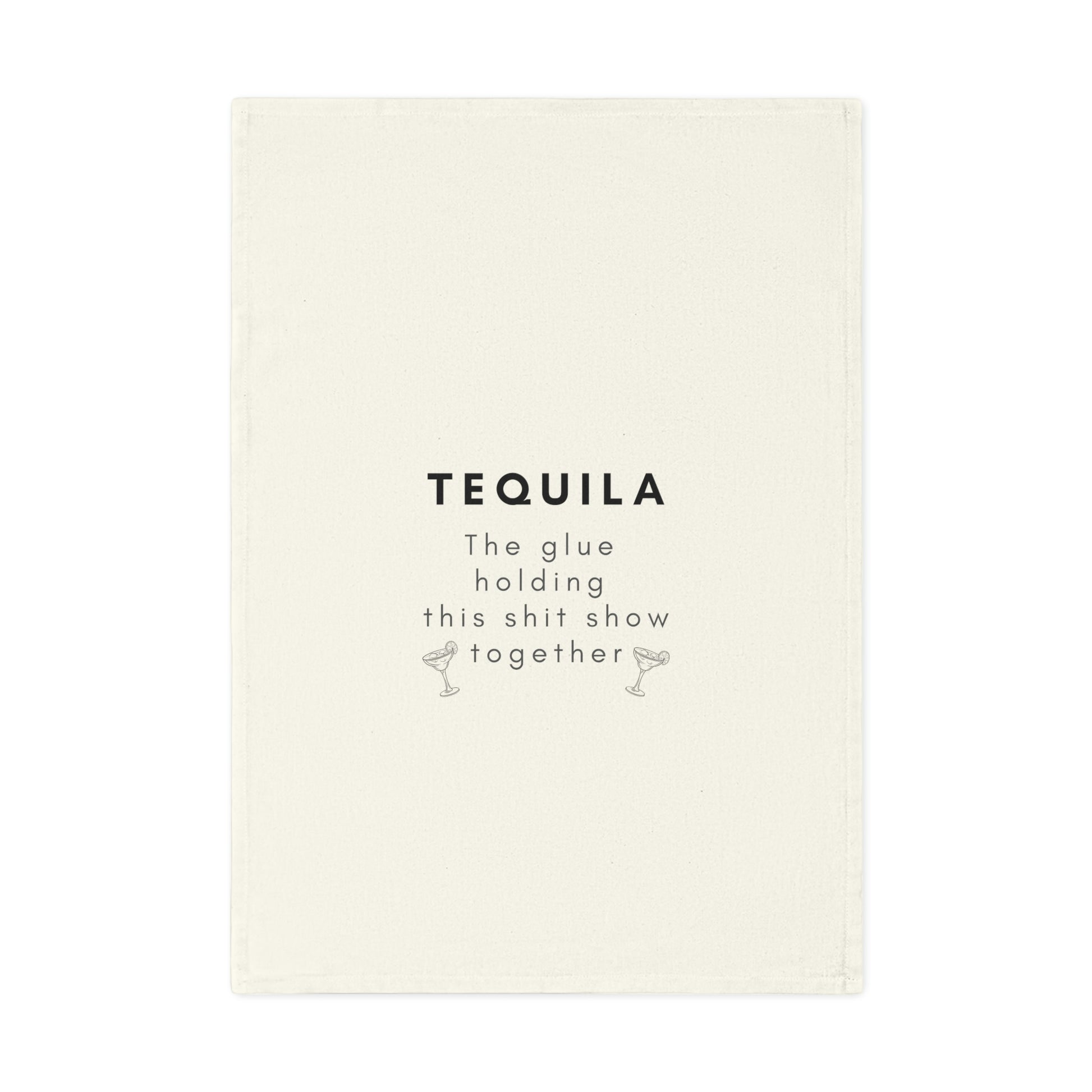 funny tequila cotton towel