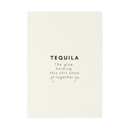 funny tequila cotton towel