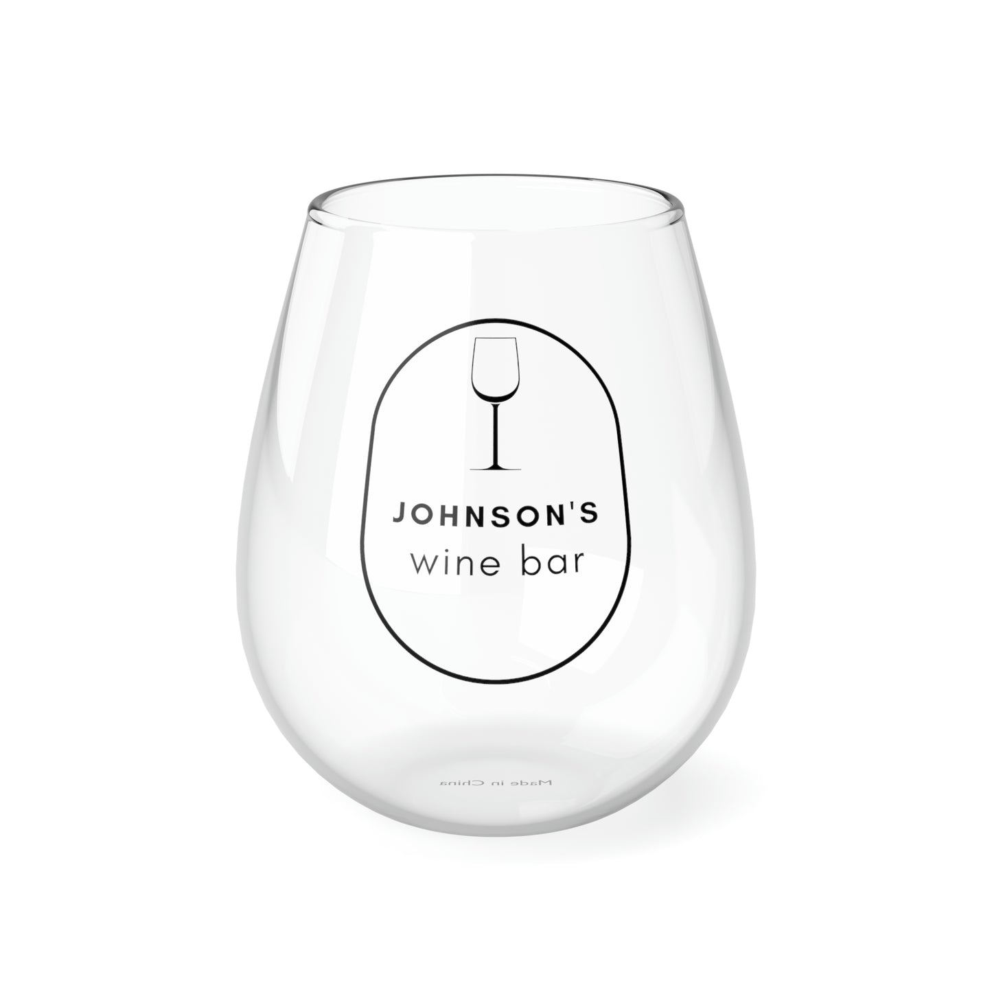 personalized wine glasses stemless