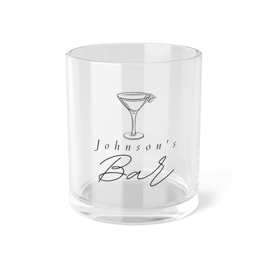 personalized bar glasses