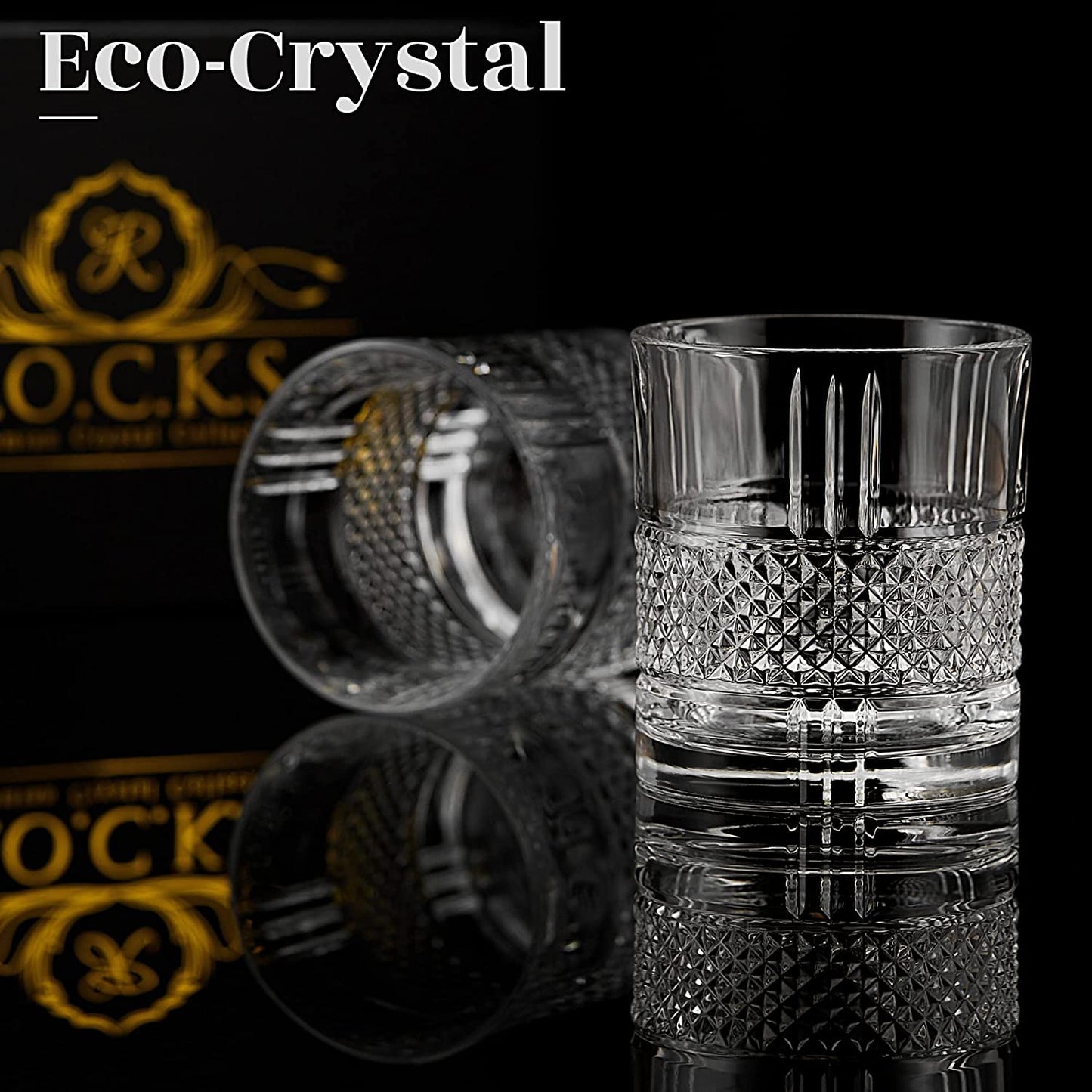 crystal whiskey glasses