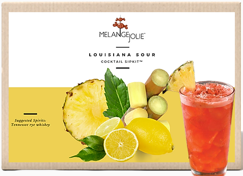 Mélange Jolie Louisiana Sour Cocktail SipKit™ Olive Lucky