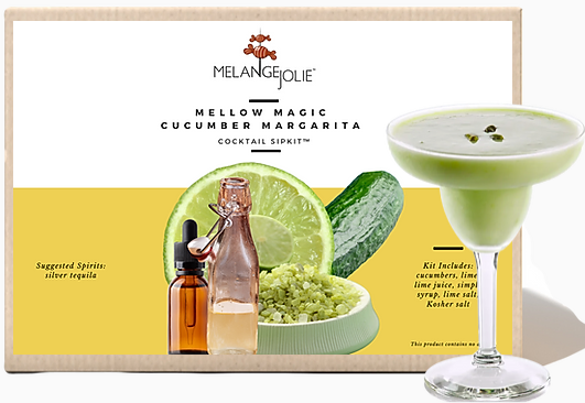 Mélange Jolie Mellow Magic Cucumber Margarita Cocktail SipKit™ Olive Lucky