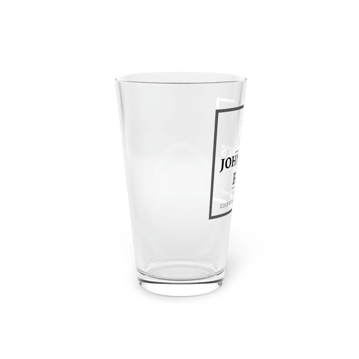 Personalized Bar Pint Glass 16oz