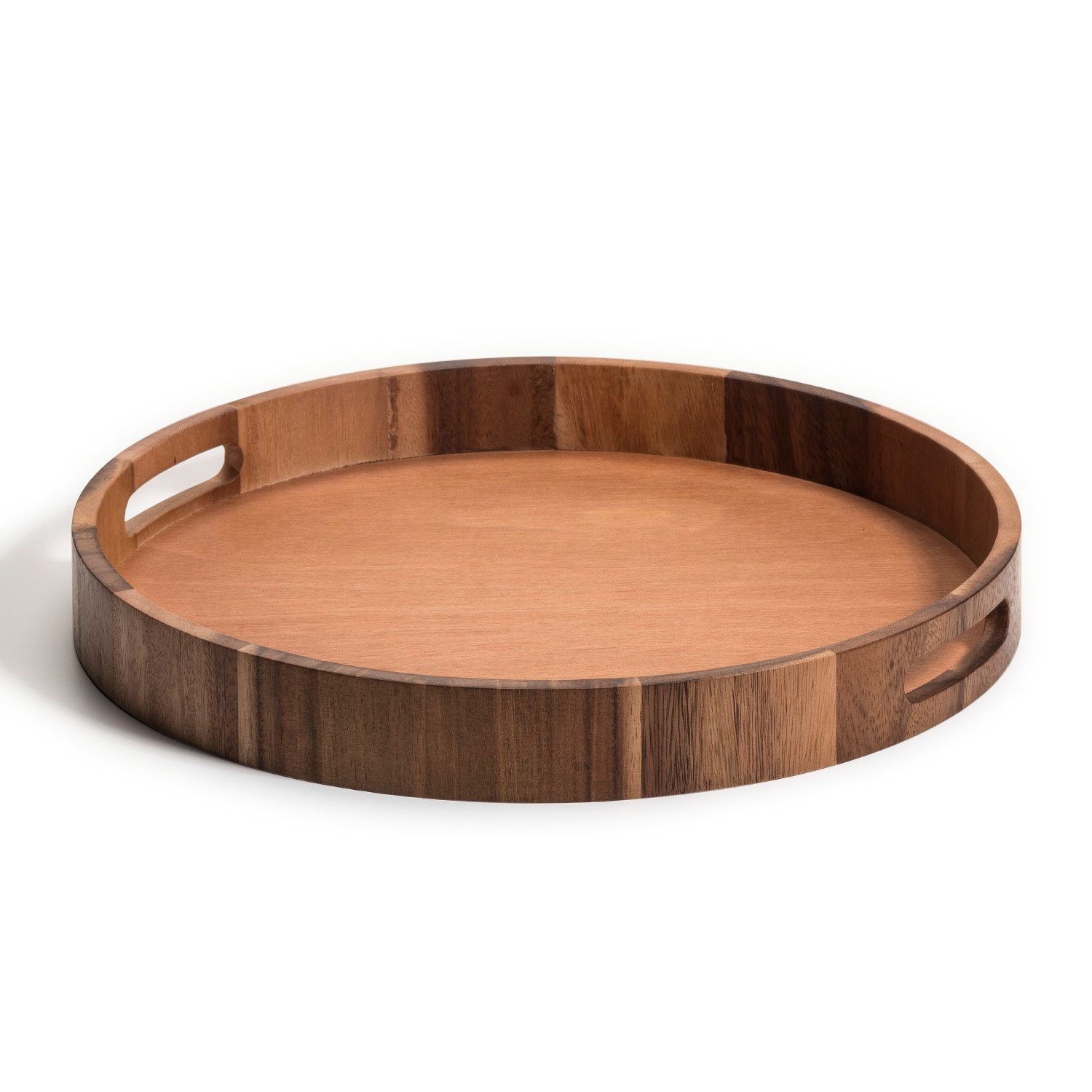 Round Charcuterie Serving Tray Acacia Wood- 17" Azure Lily